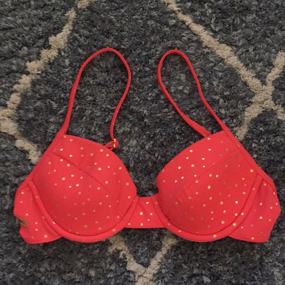 RESERVED for Angelina V Reef polka dot bikini top